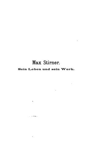 Max Stirner