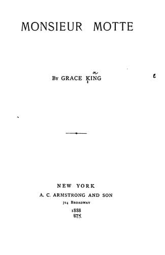 Monsieur Motte