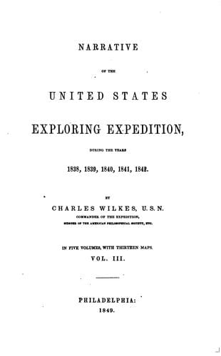 Narrative of the United States exploring expedition