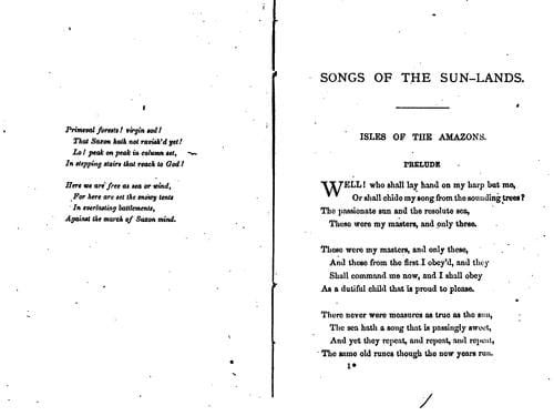 Songs of the sun-lands