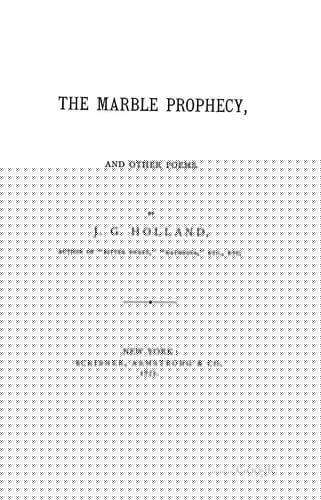 The marble prophecy