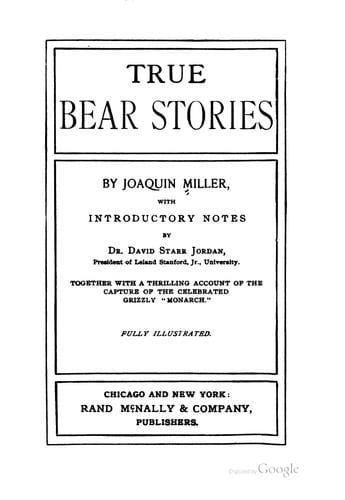 True bear stories