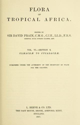 Flora of tropical Africa