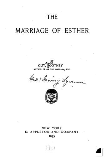 The marriage of Esther