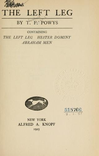 The left leg