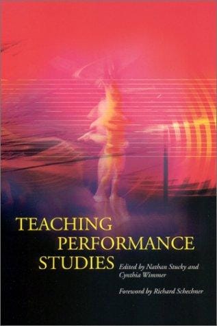 Teaching performance studies