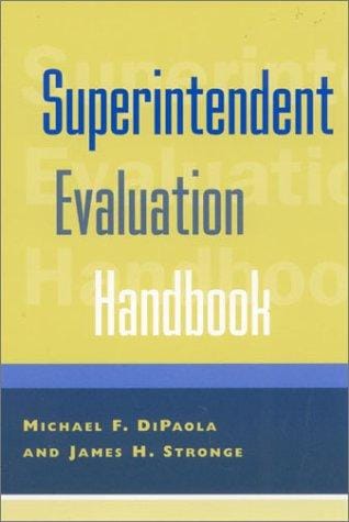 Superintendent evaluation handbook