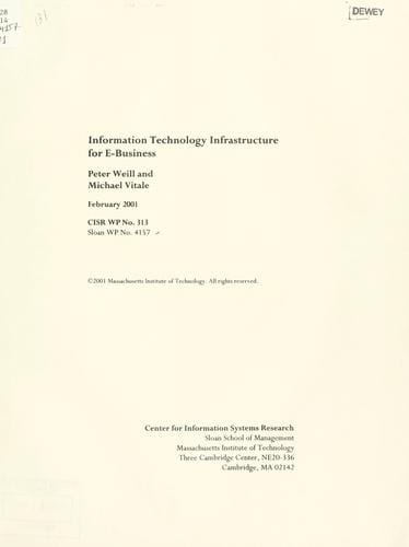 Information technology infrastructure for E-business