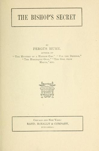 The bishop's secret