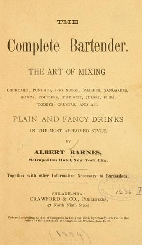 The complete bartender