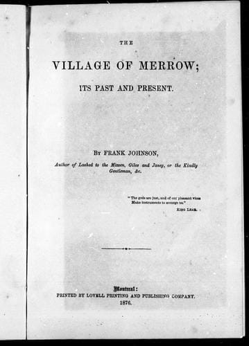 The village of merrow