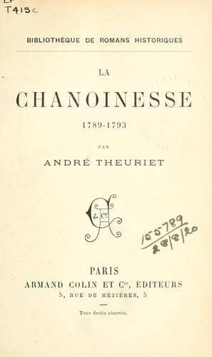 La chanoinesse