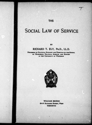 The social law of service