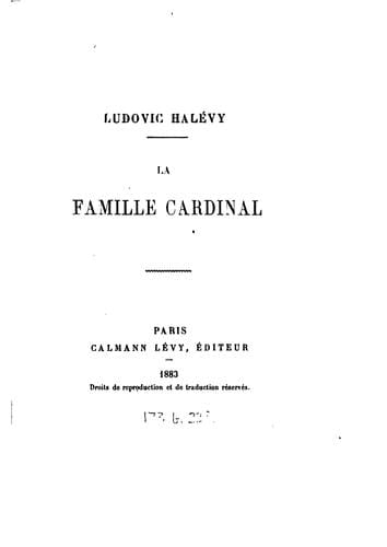 La famille Cardinal