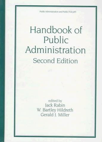Handbook of public administration