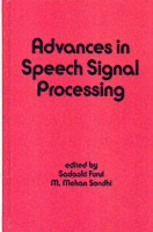 Advances in speech signal processing