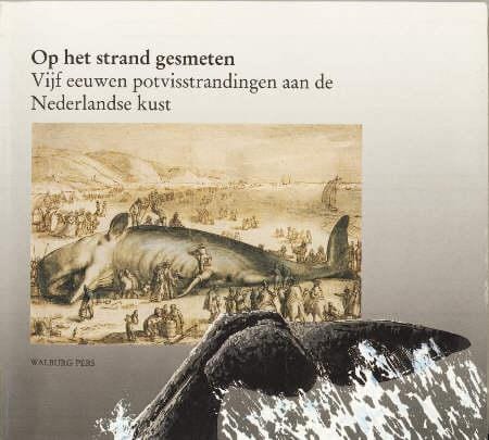 Op het strand gesmeten