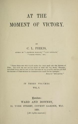 At the moment of victory