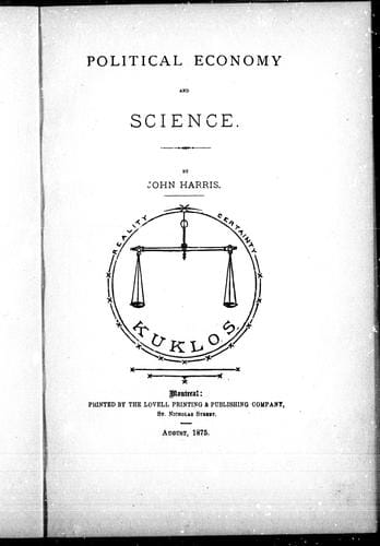 Political economy and science