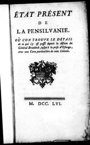 Etat présent de la Pensilvanie