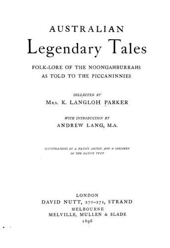 Australian legendary tales