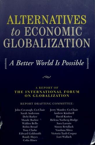 Alternatives to economic globalization