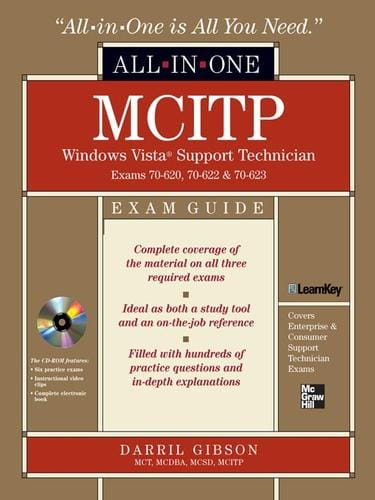 MCITP Windows Vista® Support Technician All-in-One Exam Guide (Exam 70-620, 70-622, & 70-623)