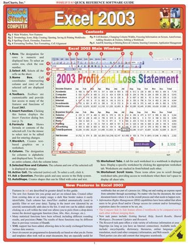 QuickStudy - Excel 2003