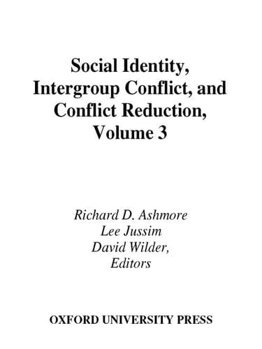 Social Identity, Intergroup Conflict, and Conflict Reduction