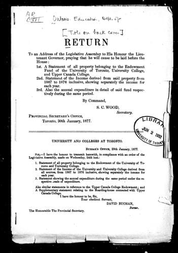 Return to an address of the Legislative Assembly to His Honour the Lieutenant Governor, praying that he will cause to be laid before the House