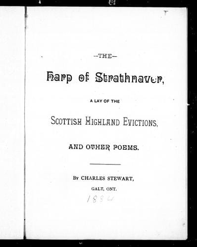 The harp of Strathnaver