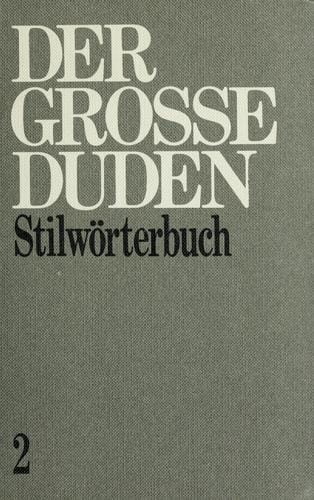 Stilwörterbuch der deutschen Sprache