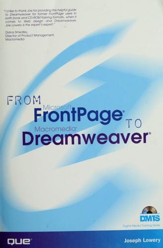 From Microsoft FrontPage to Macromedia Dreamweaver