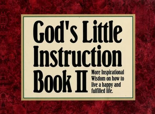 God's little instruction book II