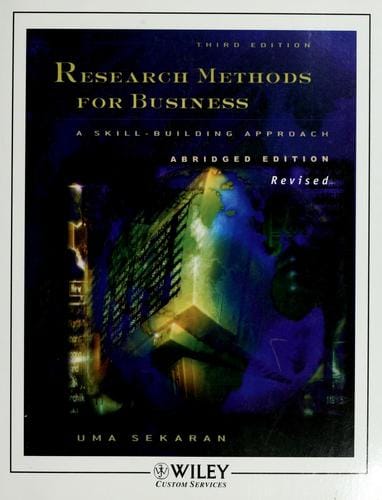 Research methods for business