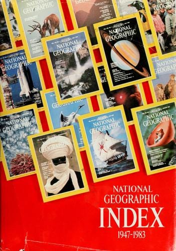 National geographic index, 1947-1983
