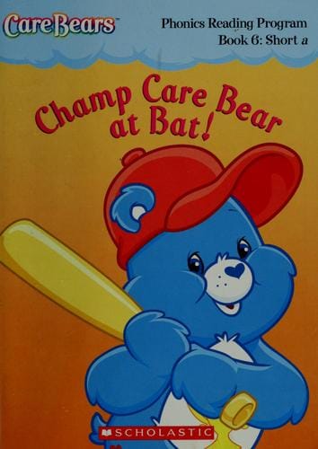 Champ Care Bear at bat!