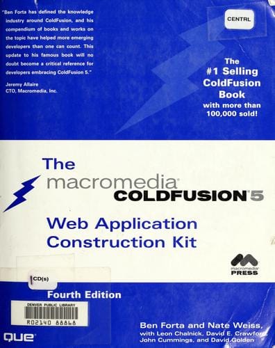 The ColdFusion 5 Web application construction kit