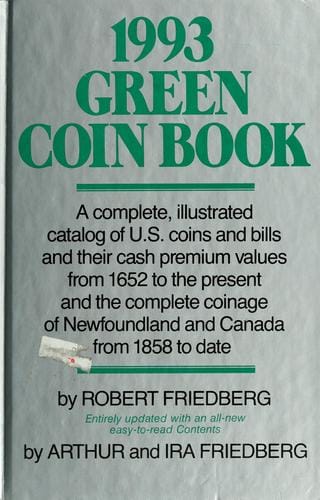 1993 green coin book