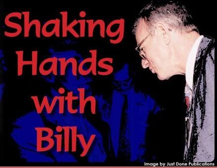Shaking hands with Billy