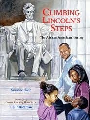 Climbing Lincoln's steps