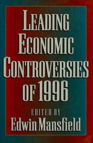 Leading economic controversies of 1996