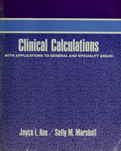Clinical calculations
