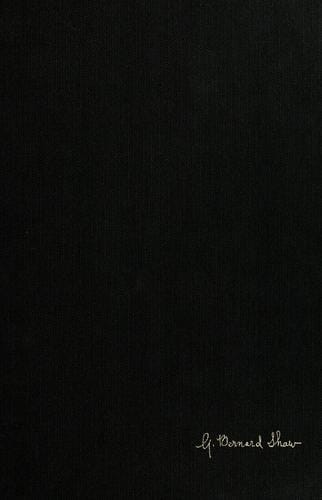 Bernard Shaw, volume 1