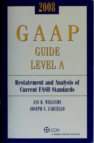 2008 GAAP guide Level A