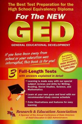 The best test preparation for the high school equivalency diploma, for the new GED, General Educational Development
