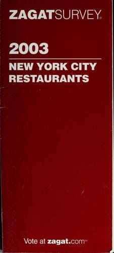 2003 New York City restaurants