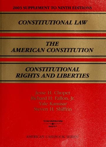 2003 supplement to Constitutional law, the American Constitution, Constitutional rights and liberties