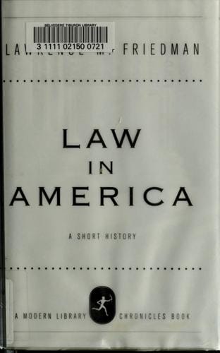 Law in America