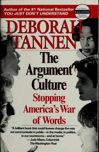The argument culture